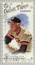 2014 Topps Allen & Ginter - Mini Gold Border #97 Sparky Anderson Front