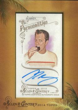 2014 Topps Allen & Ginter - Framed Mini Autographs #AGA-KC Kevin Clancy Front