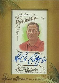 2014 Topps Allen & Ginter - Framed Mini Autographs #AGA-SCL Sam Calagione Front