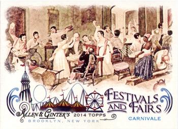 2014 Topps Allen & Ginter - Festivals & Fairs #FAF-02 Carnivale Front
