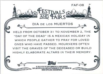 2014 Topps Allen & Ginter - Festivals & Fairs #FAF-08 Dia de los Muertos Back