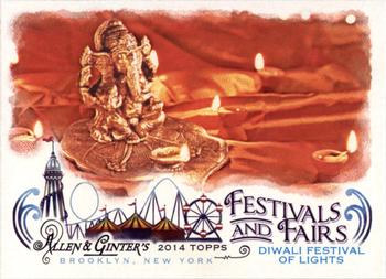 2014 Topps Allen & Ginter - Festivals & Fairs #FAF-09 Diwali Festival of Lights Front