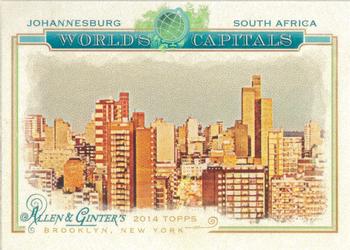 2014 Topps Allen & Ginter - World's Capitals #WC-19 Johannesburg Front