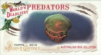 2014 Topps Allen & Ginter - Mini World's Deadliest Predators #WDP-21 Australian Box Jellyfish Front