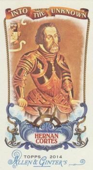 2014 Topps Allen & Ginter - Mini Into The Unknown #ITU-16 Hernan Cortes Front