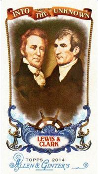 2014 Topps Allen & Ginter - Mini Into The Unknown #ITU-12 Lewis & Clark Front