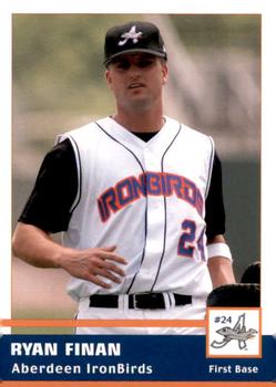 2005 Grandstand Aberdeen IronBirds #NNO Ryan Finan Front