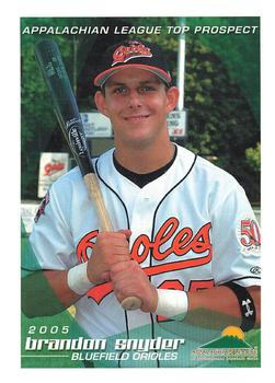 2005 Grandstand Appalachian League Top Prospects #NNO Brandon Snyder Front