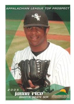 2005 Grandstand Appalachian League Top Prospects #NNO Jason Rice Front