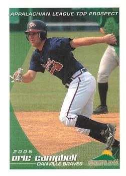 2005 Grandstand Appalachian League Top Prospects #NNO Eric Campbell Front