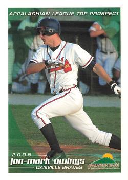 2005 Grandstand Appalachian League Top Prospects #NNO Jon Mark Owings Front
