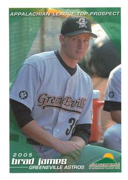 2005 Grandstand Appalachian League Top Prospects #NNO Brad James Front