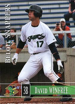 2005 Grandstand Beloit Snappers #NNO David Winfree Front