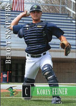 2005 Grandstand Beloit Snappers #NNO Korey Feiner Front