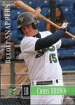 2005 Grandstand Beloit Snappers #NNO Chris Brown Front