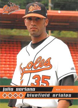 2005 Grandstand Bluefield Orioles #12 Julio Soriano Front