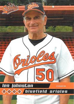 2005 Grandstand Bluefield Orioles #22 Len Johnston Front