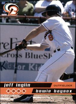 2005 Grandstand Bowie Baysox #NNO Jeff Inglin Front