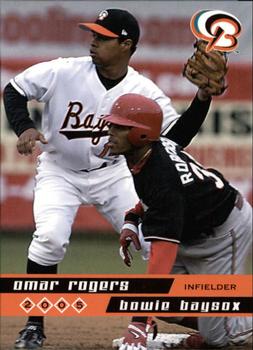 2005 Grandstand Bowie Baysox #NNO Omar Rogers Front