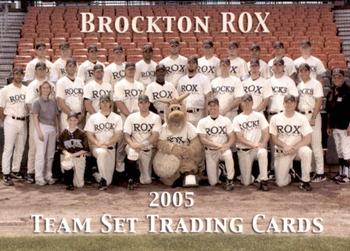 2005 Grandstand Brockton Rox #NNO Team Card Front