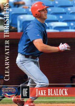 2005 Grandstand Clearwater Threshers #NNO Jake Blalock Front