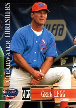 2005 Grandstand Clearwater Threshers #NNO Greg Legg Front