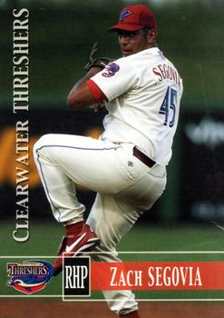 2005 Grandstand Clearwater Threshers #NNO Zack Segovia Front
