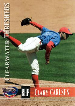 2005 Grandstand Clearwater Threshers #NNO Clary Carlsen Front