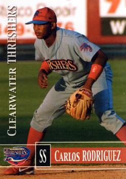 2005 Grandstand Clearwater Threshers #NNO Carlos Rodriguez Front