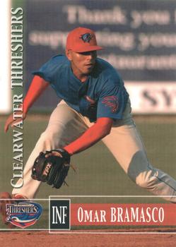 2005 Grandstand Clearwater Threshers #NNO Omar Bramasco Front