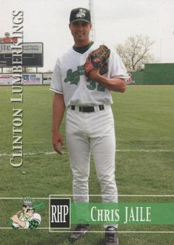 2005 Grandstand Clinton LumberKings #NNO Chris Jaile Front