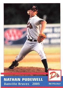2005 Grandstand Danville Braves #NNO Nathan Pudewell Front