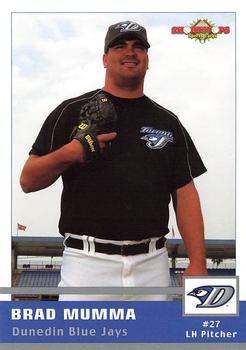 2005 Grandstand Dunedin Blue Jays #NNO Brad Mumma Front