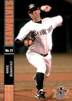 2005 Grandstand Erie SeaWolves #NNO Mike Bumatay Front
