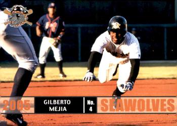 2005 Grandstand Erie SeaWolves #NNO Gilberto Mejia Front