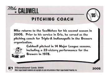 2005 Grandstand Erie SeaWolves #NNO Mike Caldwell Back