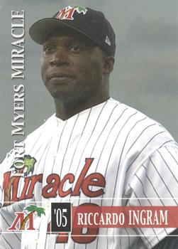 2005 Grandstand Fort Myers Miracle #5 Riccardo Ingram Front