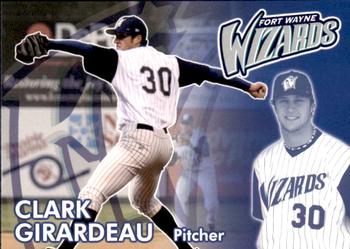2005 Grandstand Fort Wayne Wizards #8 Clark Girardeau Front
