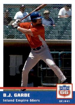 2005 Grandstand Inland Empire 66ers #NNO B.J. Garbe Front