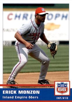 2005 Grandstand Inland Empire 66ers #NNO Erick Monzon Front