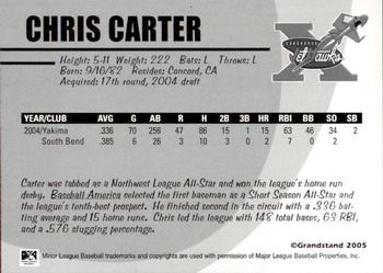 2005 Grandstand Lancaster JetHawks #NNO Chris Carter Back