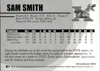2005 Grandstand Lancaster JetHawks #NNO Sam Smith Back