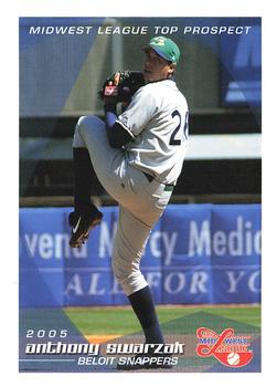 2005 Grandstand Midwest League Top Prospects #NNO Anthony Swarzak Front