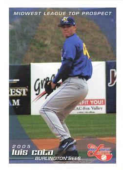 2005 Grandstand Midwest League Top Prospects #NNO Luis Cota Front