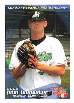 2005 Grandstand Midwest League Top Prospects #NNO John Bannister Front
