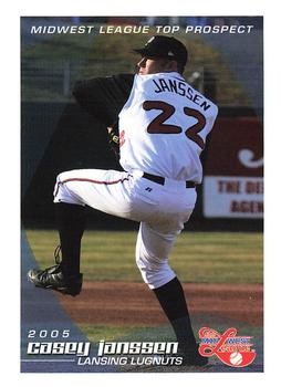 2005 Grandstand Midwest League Top Prospects #NNO Casey Janssen Front
