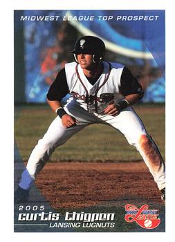 2005 Grandstand Midwest League Top Prospects #NNO Curtis Thigpen Front