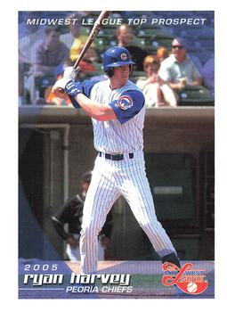 2005 Grandstand Midwest League Top Prospects #NNO Ryan Harvey Front