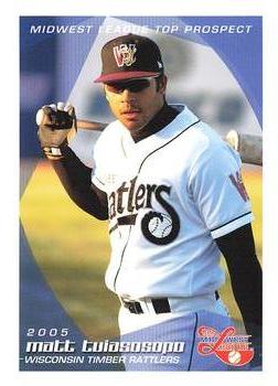 2005 Grandstand Midwest League Top Prospects #NNO Matt Tuiasosopo Front