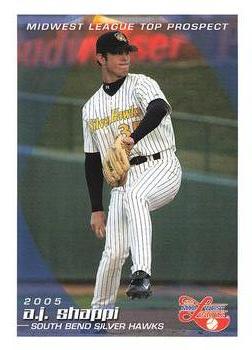 2005 Grandstand Midwest League Top Prospects #NNO A.J. Shappi Front